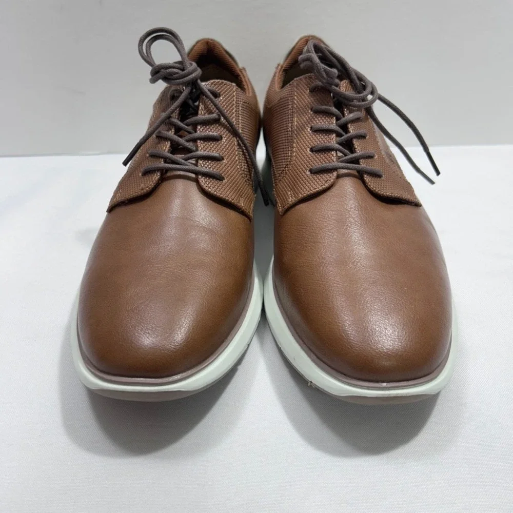 Alfani Men's Landan Lace-Up Sneakers Brown US 8.5M‎